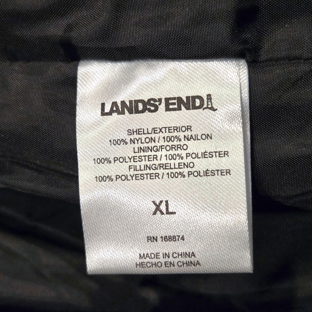 Lands' End Women's Black 3-in-1 Jacket System NEW With Tags Size XL - Picture 15 of 16